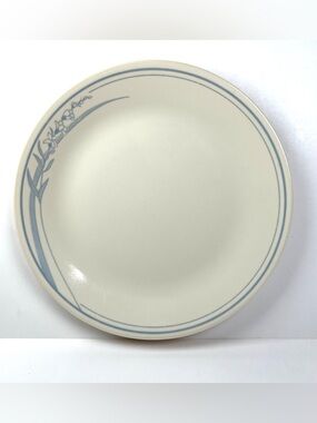Vtg Corelle Blue Lily 10 1/4 inch Replacement Sandstone Dinner Plate Retired ONE